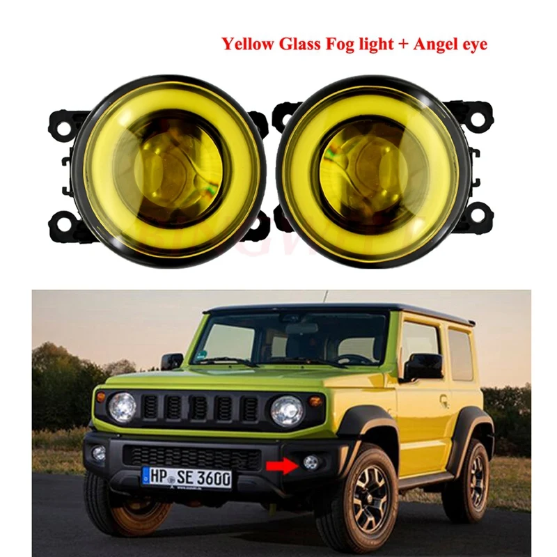 1 пара светодиодных противотуманных фар ангельские глазки дневные ходовые огни