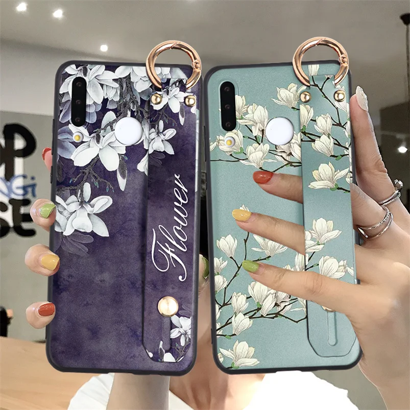 Ремешок на запястье Чехол для Huawei Y5 Y6 Y7 Y9 Prime 2018 2019 принципиально 6A 7A 8A 8X 9X 9 10 20 Pro Lite