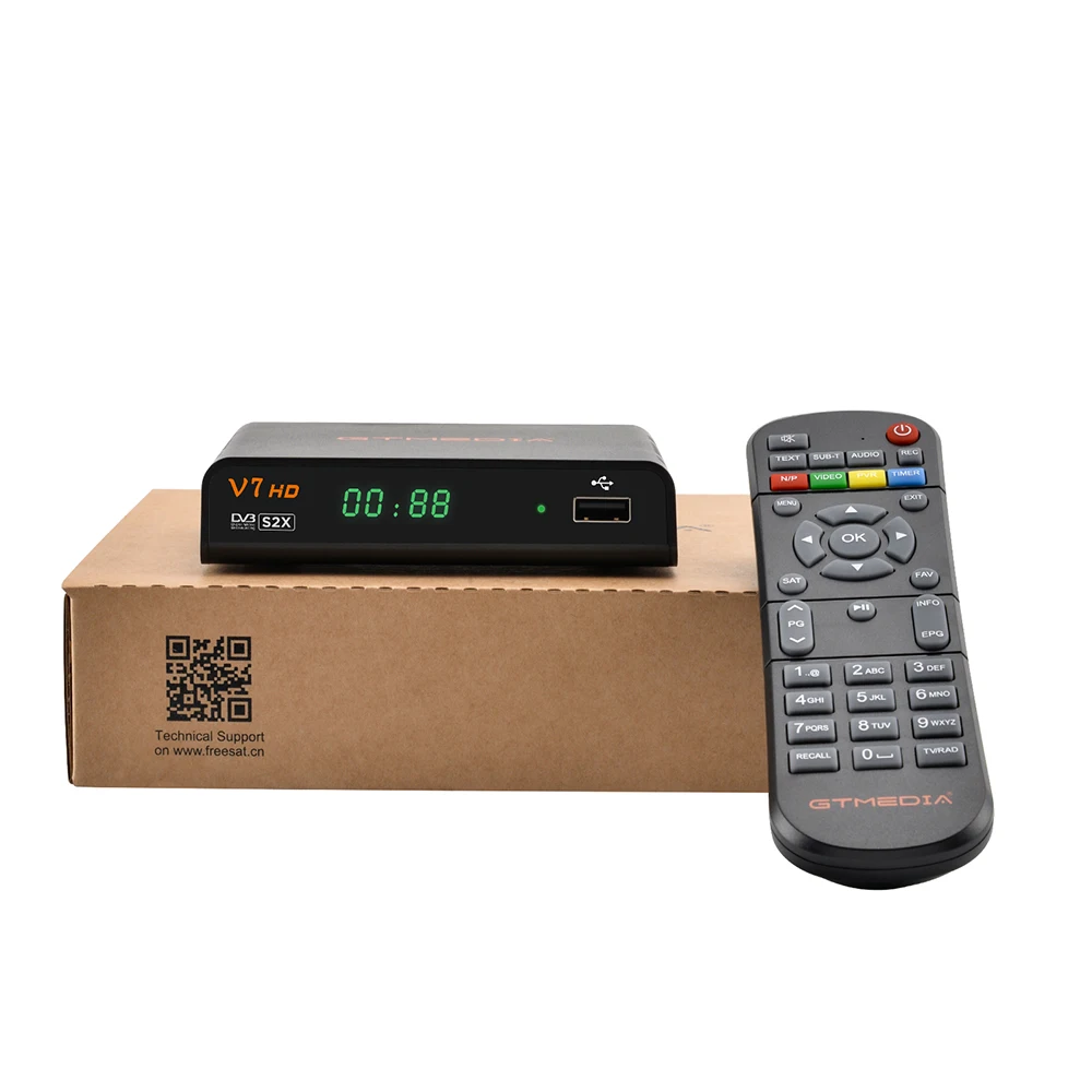 Оригинальный GTmedia V7 HD S2X DVB-S S2S2X VCM ACM мультипотоковый T2MI Обновление от Freesat V7S GTMEDIA