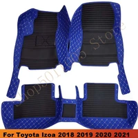 for toyota izoa 2018 2019 2020 2021 car floor mats carpets auto protective parts accessories interior parts easy install pads
