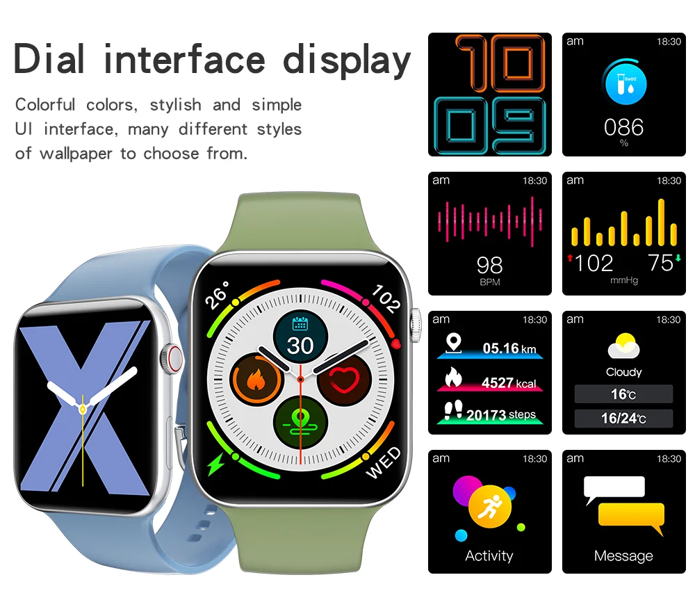 ninkear air pro smart watch clock men sport women smartwatch 2021 heart rate sleep blood pressure monitor bluetooth android ios free global shipping