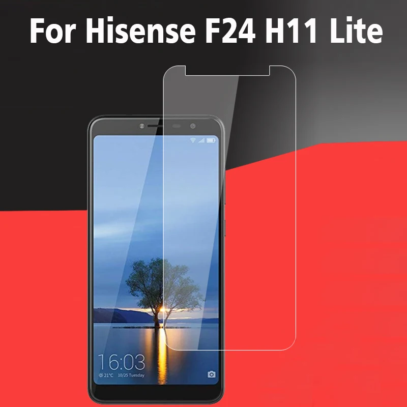 2 шт 2.5D Закаленное стекло для Hisense F24 H11 Lite Защитная пленка | Мобильные телефоны и