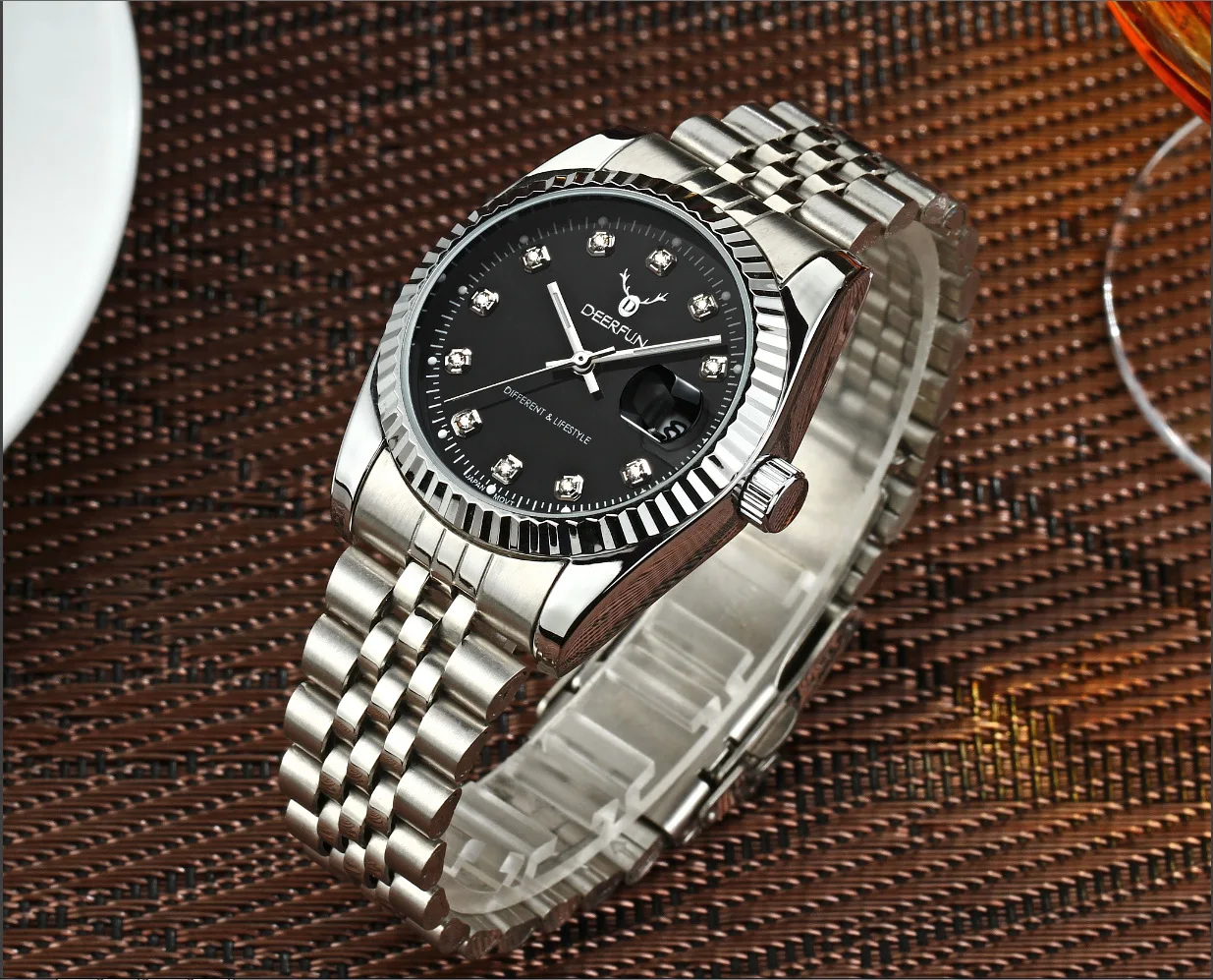Швейцарские часы oyster perpetual Rolexable datejust MIYOTA, кварцевые классические деловые золотые часы с алмазной поверхностью reloj hombre