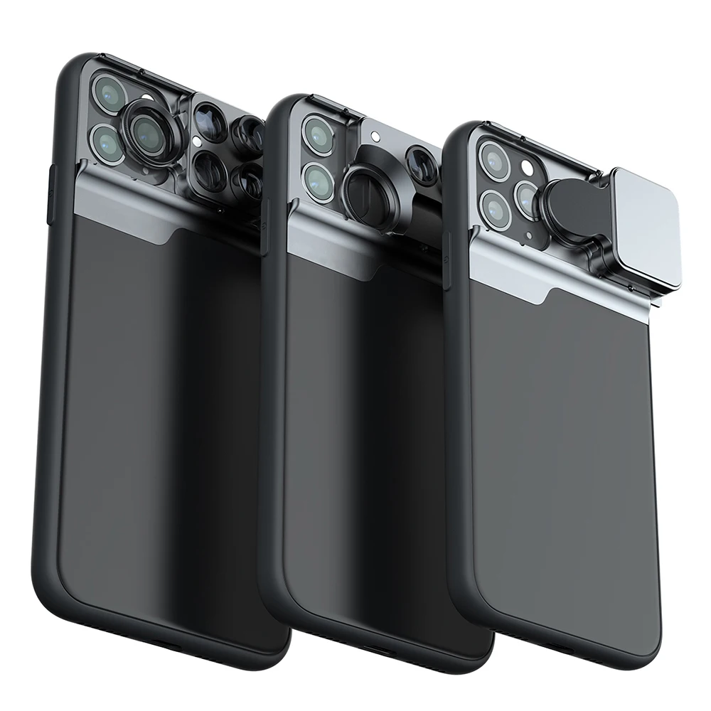 Высококачественный оптический объектив 5 в 1 2X телеобъектив 10X 20X макрообъектив