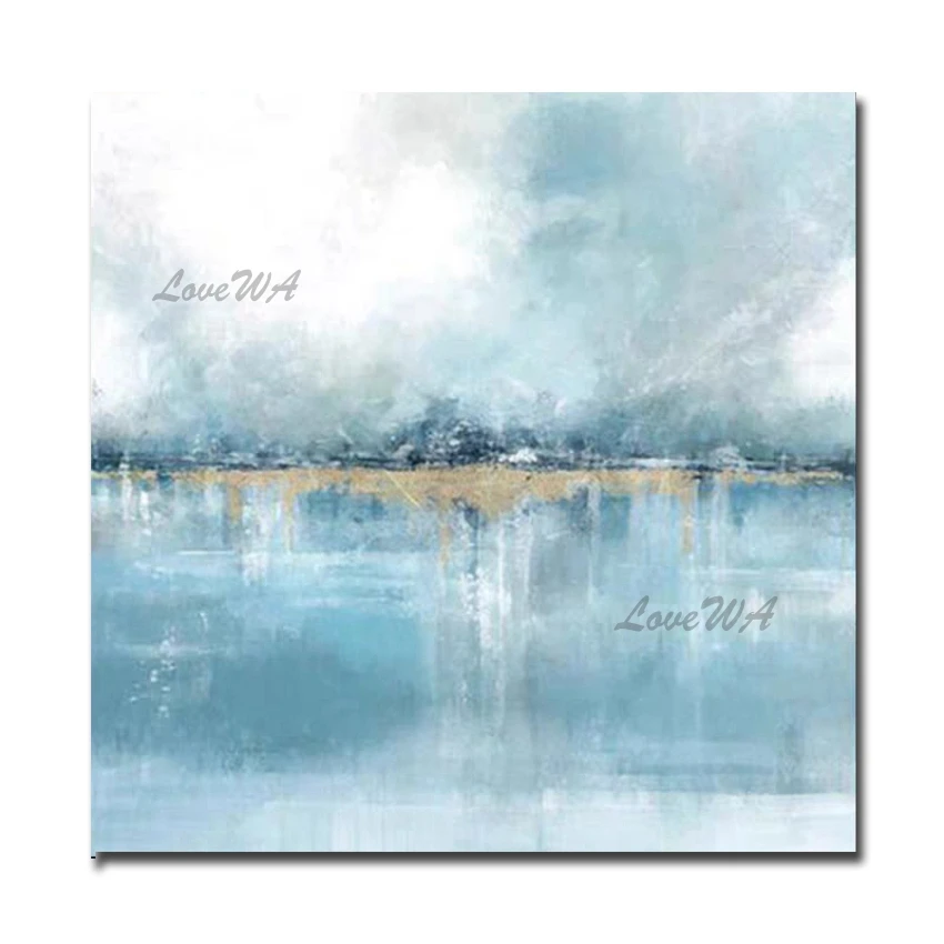 

Abstract Light Color Art Pure Hand-painted Canvas Oil Painting Wall Art Home Decoration Pieces Artwork And Paintings Canvas Art