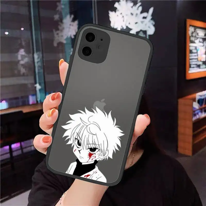 

HUNTER x HUNTER Phone Case For iphone 12 11 8 7 plus mini x xs xr pro max matte transparent cover