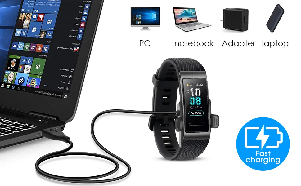 AWINNER док-станция зарядное устройство для Honor Band 5 Honor Band 4 умный Браслет USB Магнитный зарядный кабель для huawei Band 3 Pro 2 Pro