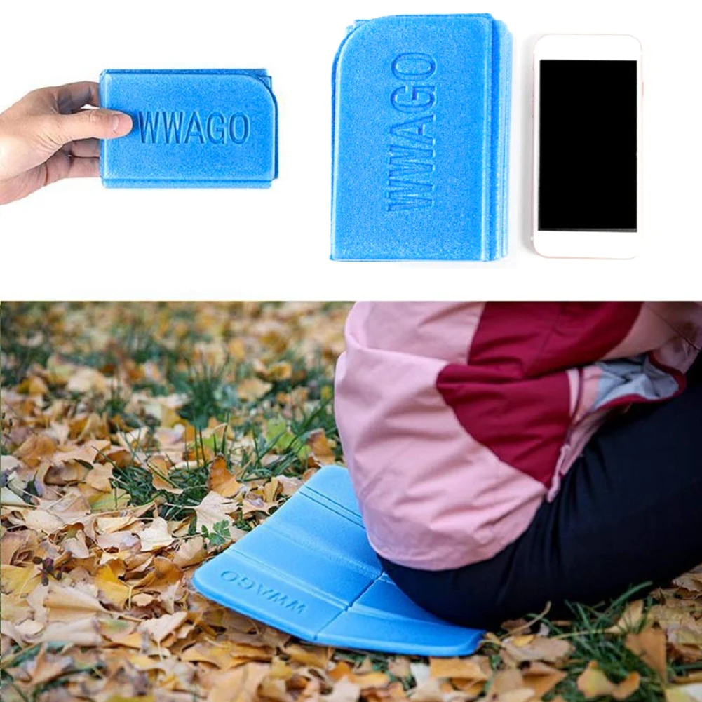 

2 PCS Folding Sit Mat Folding Foam Folding Sit Mat Moisture-Proof Insulated Fold Up Seat Pad with Storage Bag For Outdoor Camp