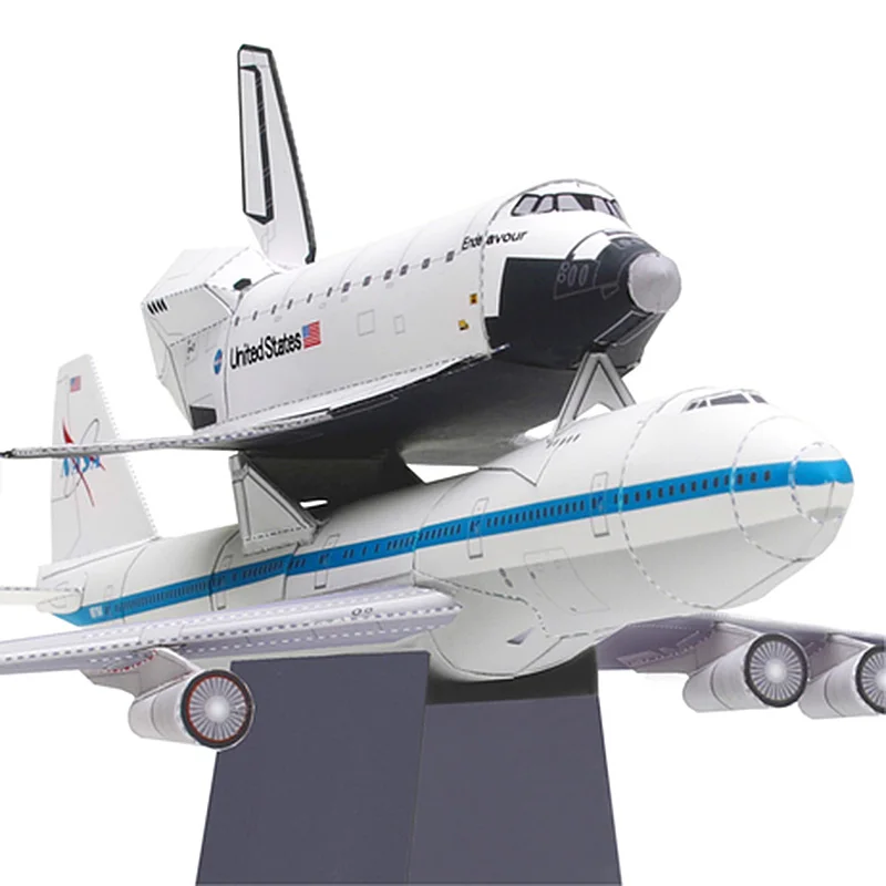 Boeing 747 трансфер авианосец искусство складывания и рисунком в виде птичек оригами