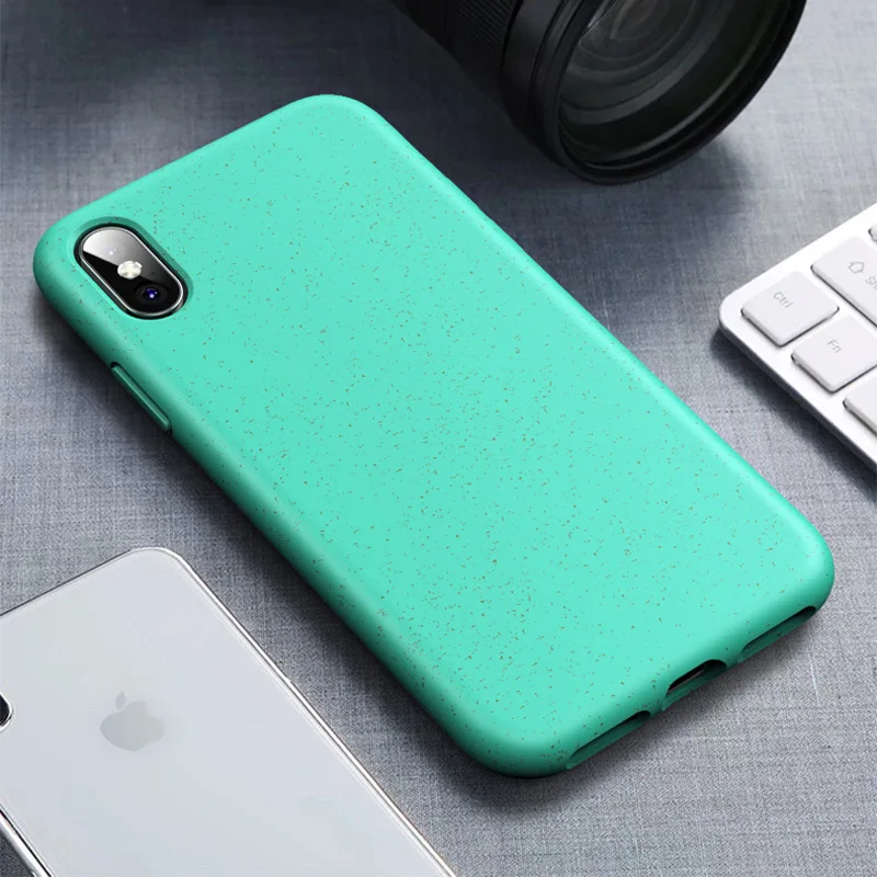 Mint Green Чехол для iPhone 7 8 X XR чехол s iPhone 6 7 8 Plus Xs Max силиконовый тонкий матовый из ТПУ мягкий чехол для Apple iPhone 6S 7 8 XS XR - Цвет: Mint Green