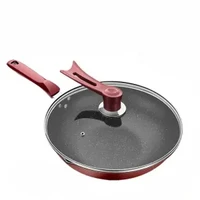 wine red non stick pan wok maifan stone pot gas stove induction cooker general cooking utensils cooking pan wok pan cookware