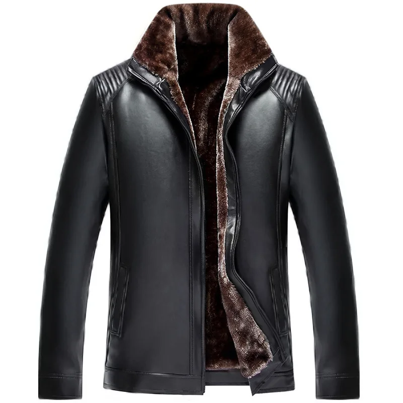 Зимнее пальто для мужчин большие размеры бархатная Толстая Теплая Повседневная