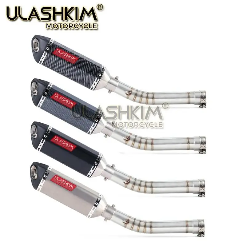 Глушитель выхлопной трубы мотоцикла средний передний Lik Slip On для Yamaha YZF 600 YZF-R6 R6 1998