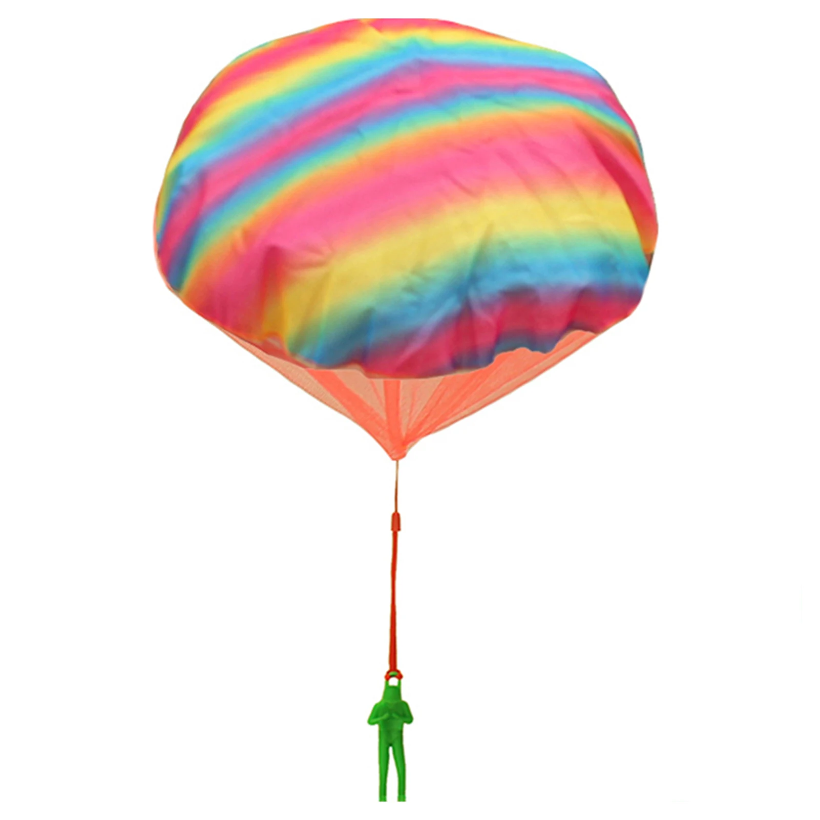 

Children's Rainbow Parachute Toys Recyclable Outdoor Flying Toys Children Pretend Parent-child Interaction Outdoor Reasonable