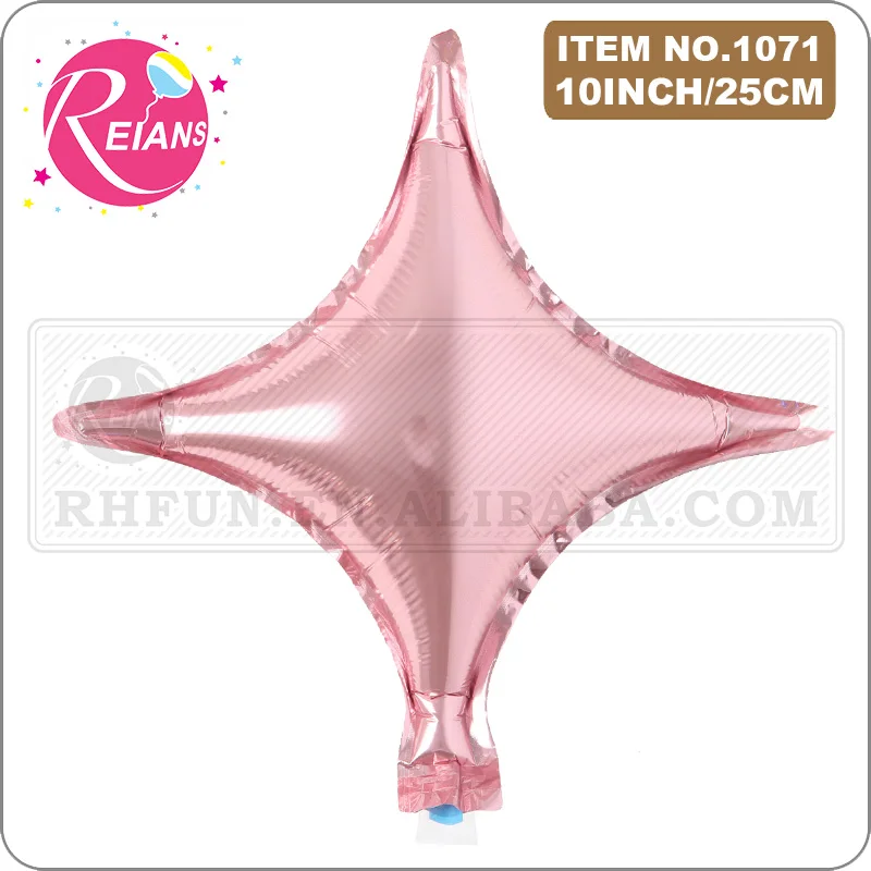 10 дюймов фольга 4 в форме пятиконечной звезды воздушный шар майлара воздушные