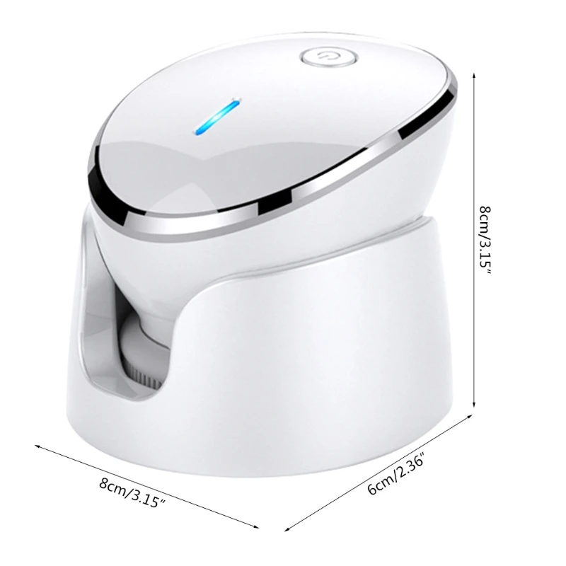 

Electric Facial Deep Cleaner Brush Massager Tool USB Rechargeable Silicone Cleanser Face Skin Care