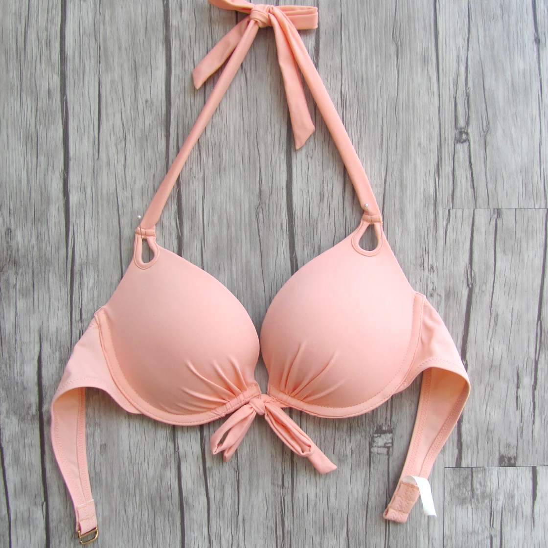 Женские бикини оранжевые купальные костюмы сексуальные на косточках Maillot De Bain