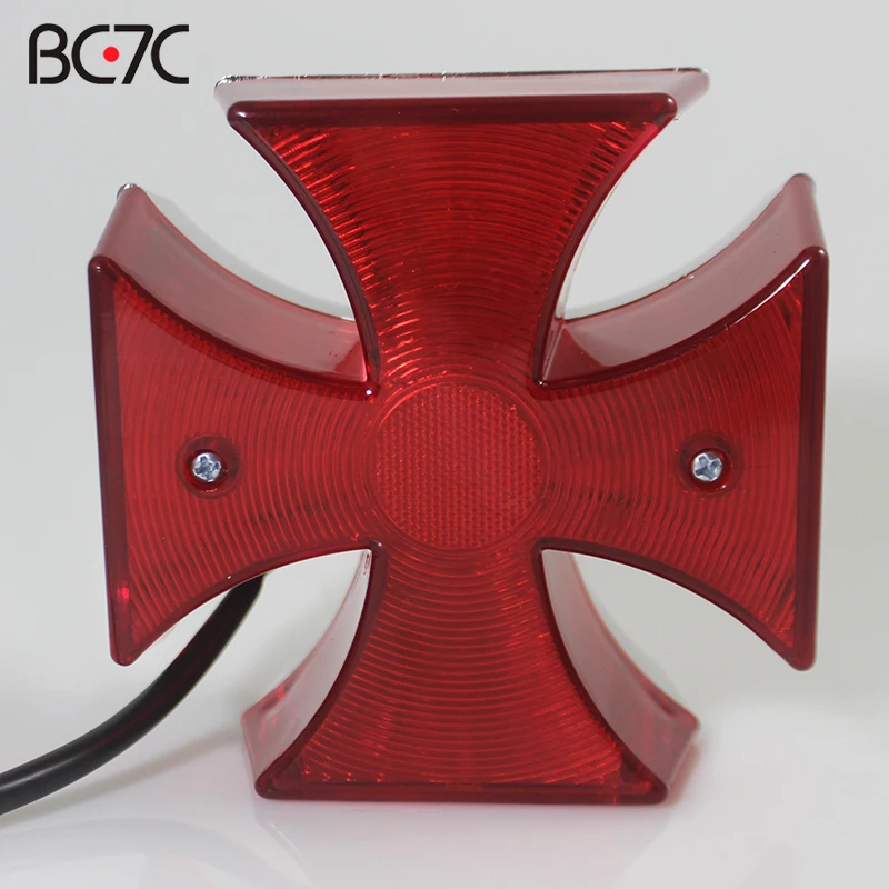 Универсальный мотоциклетный Ретро задний фонарь модифицированный Красный