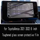 Защита экрана из закаленного стекла для автомобильного радиоприемника и GPS-навигатора для Toyota Venza 2021, 2022, 8 дюймов