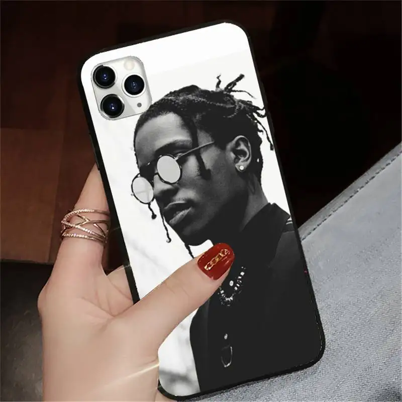 

ASAP Rapper pattern fundas funny Phone Case for iPhone 11 12 pro XS MAX 8 7 6 6S Plus X 5S SE 2020 XR
