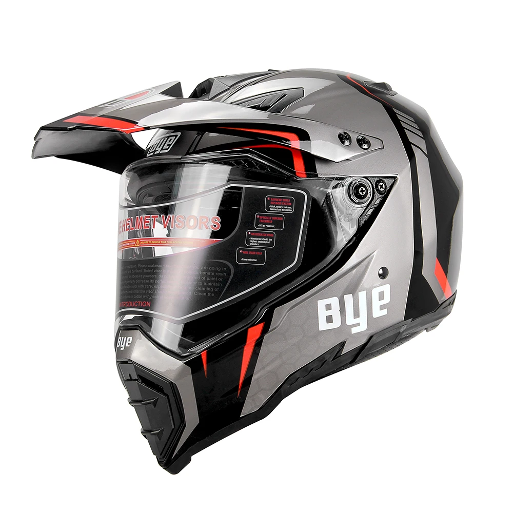 BYE moto rcycle шлем moto cross шлем casco moto rbike гоночный Мото шлем Байкер Полнолицевые Шлемы ECE DOT сертификация