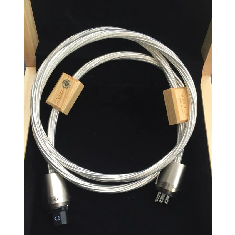 

Audiophile Norodst ODIN 2 Supreme Reference Schuko Power Cord Cable Without Original Box US EU Plug Power Cable