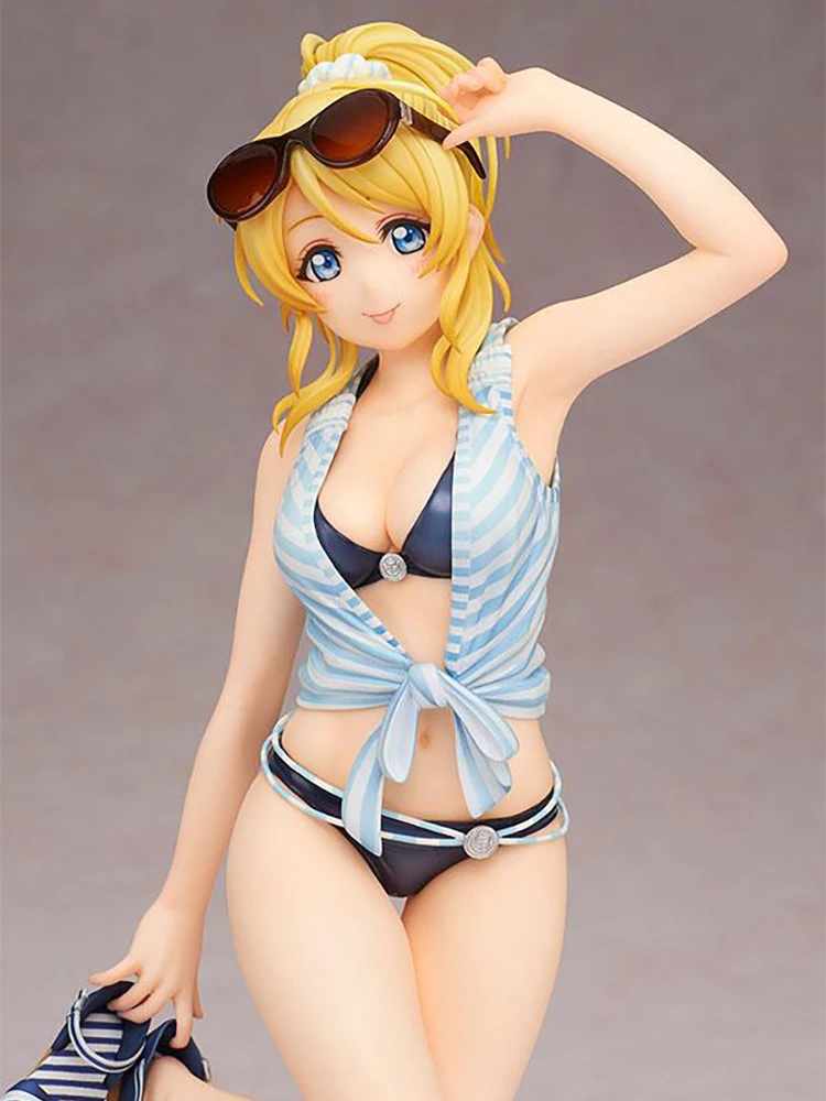 Аниме LoveLive! Купальник Eli Ayase Ver. Экшн-фигурка из ПВХ 23 см фигурки сексуальной