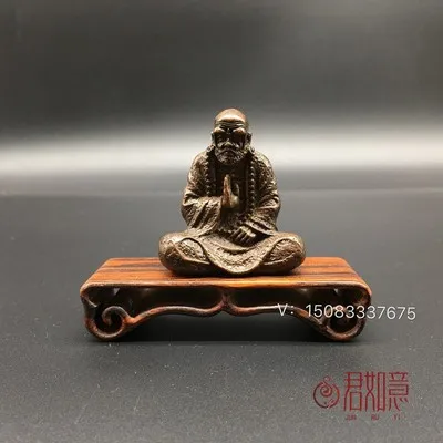 

Antique Red Copper Ornament Made Of Old Dharma Master