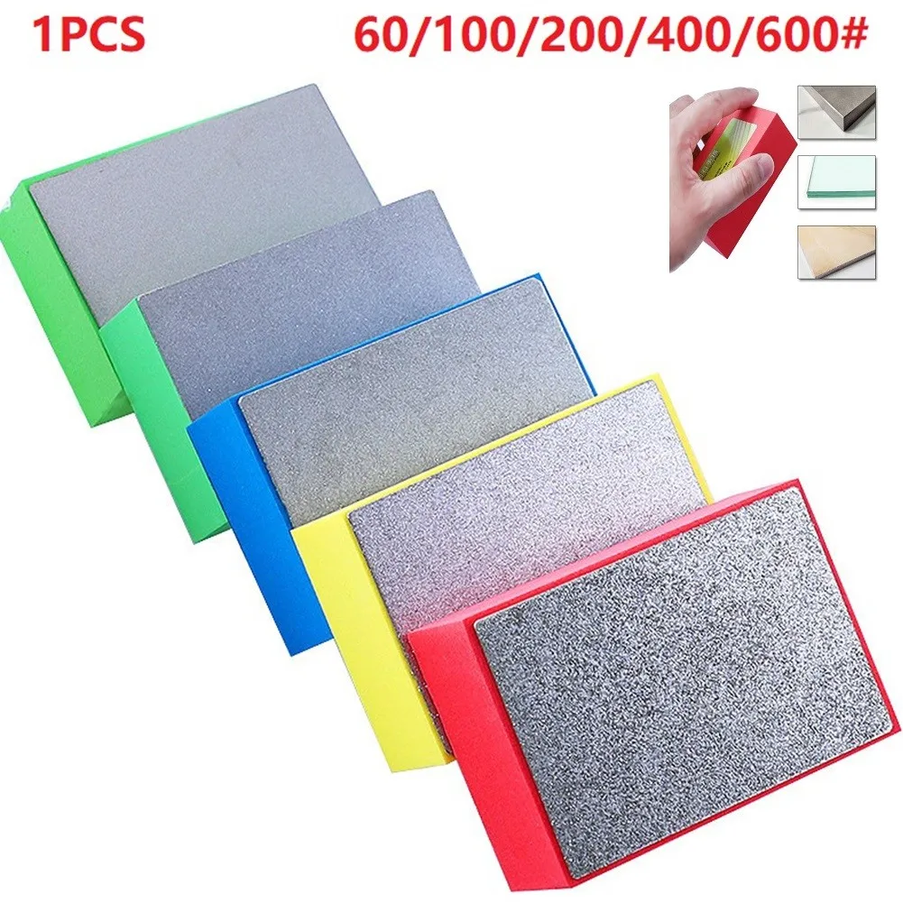 

1PCS 95*65MM Diamond Hand Polishing Pad Sanding Grinding For Granite Marble Grinding Diamond Abrasive For Hand Polishing Work