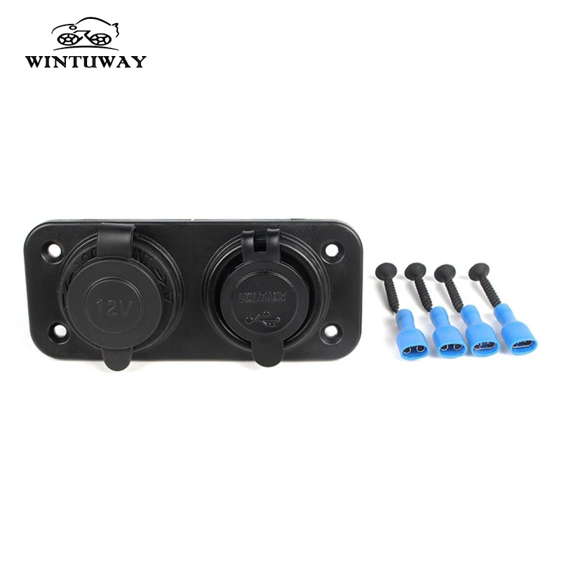 10,5 см 5 А USB-разъем для мотоцикла автомобиля сигареты светильник USB зарядное устройство адаптер 12 В 24 В розетка светодиодный цифровой вольтметр светильник