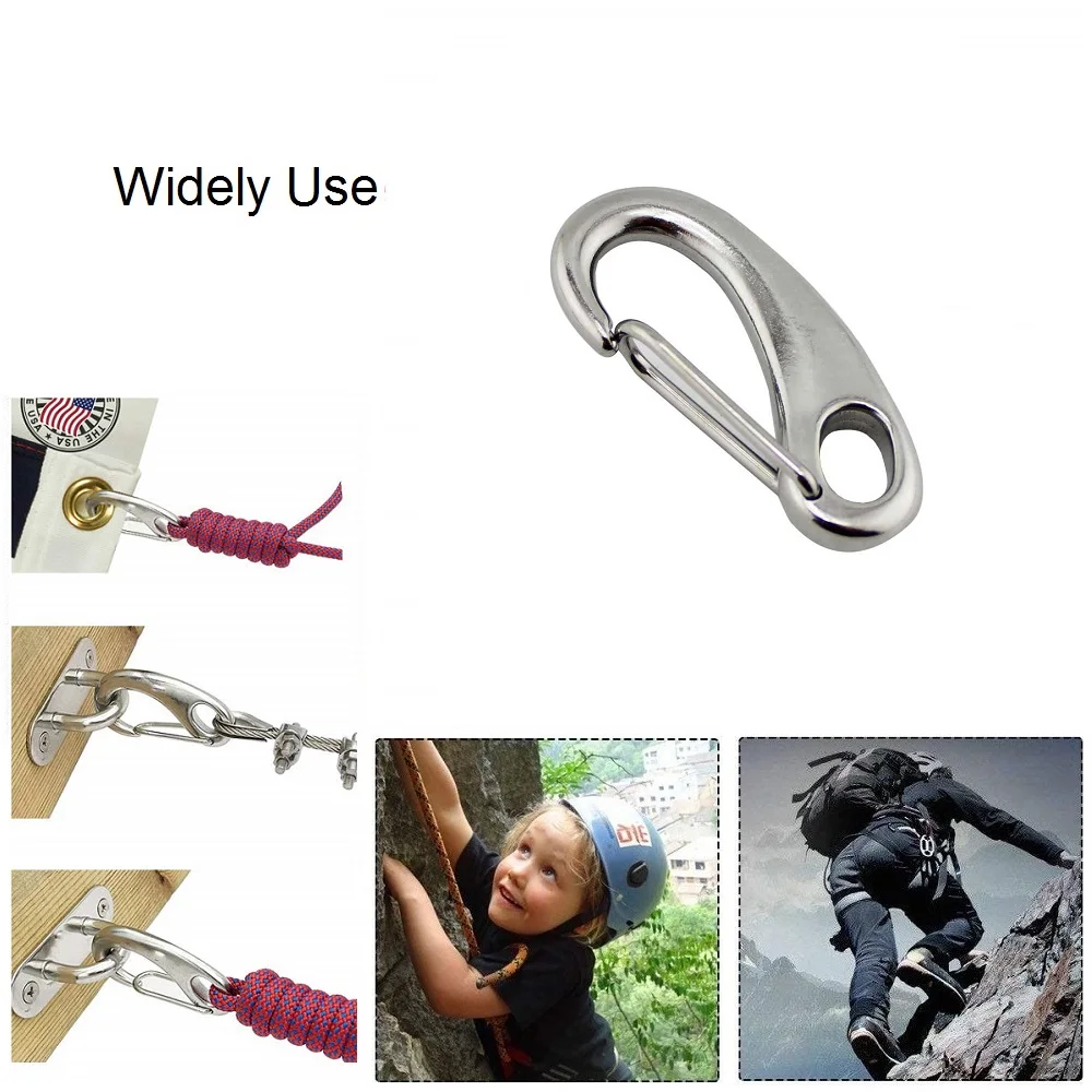 5 шт. 50 мм 304 Нержавеющая сталь яйцо Форма пружинная защёлка крючки станок и