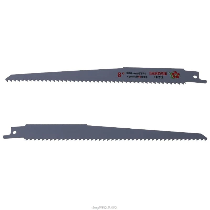 

10 Pcs Metal/Woodcutting Reciprocating Saw Blades Hand Tool Set 6-8\" Bi-Metal N24 20 Dropship