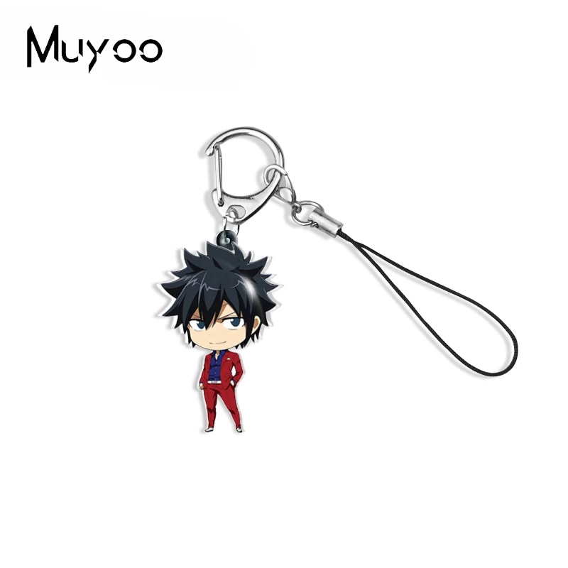 Цепочка для ключей с мультяшными персонажами из эпоксидной и акриловой смолы |