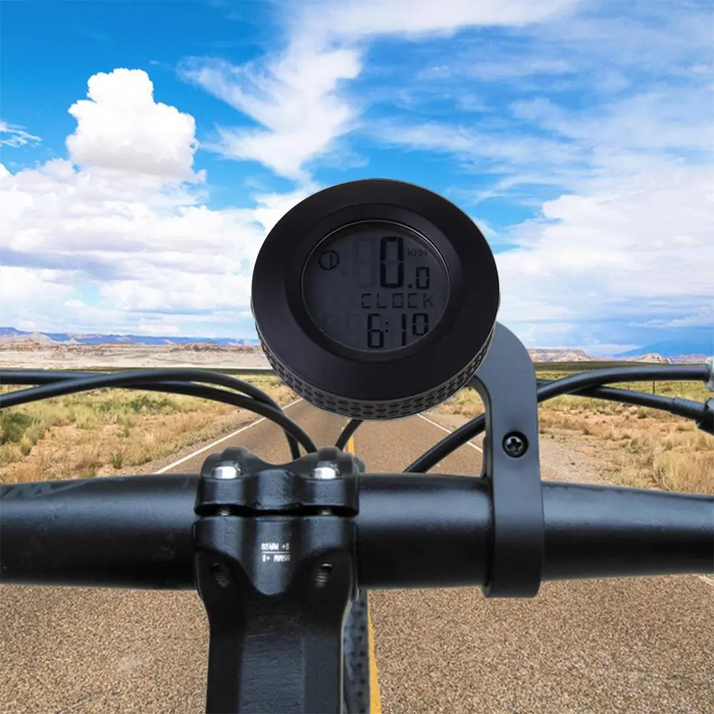 Bicycle Computer Round Stopwatch Wireless Waterproof Bike Riding Speed Meter Handlebar MTB Outdoor Cycling Digital | Спорт и