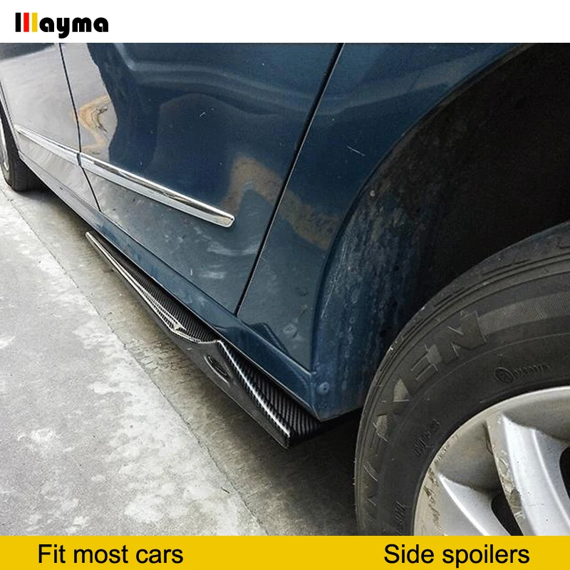 Боковые юбки из углеродного волокна для BMW E60 F22 F10 F01 G30 Z4 E89 Mercedes CLS E300 A200 A260 Audi A1 S3 TT A7