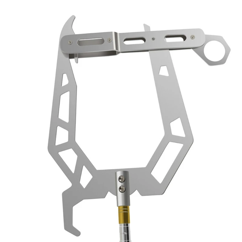 

Telescopic Boat Hook U Shaped Multi-Purpose Dock Hook Easy Long-Distance Threader Boat Puller Tie Rope Hook Tool N58B