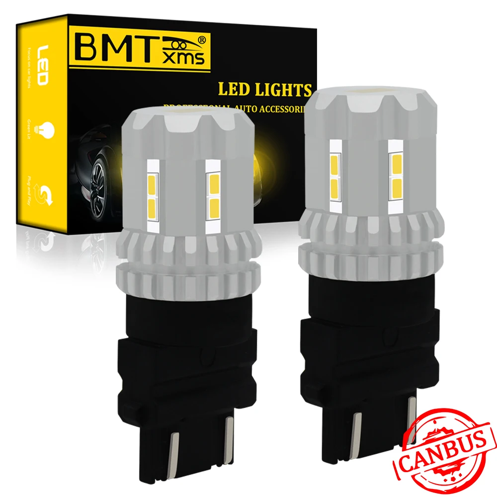 BMT аксессуары для авто Canbus W21W светодиоды led светодиодные лед лампы T20 W21 5W 7443 SRCK