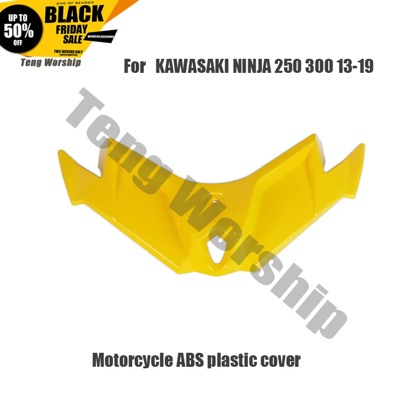 

Motorcycle front fairing aerodynamic wing tip cooling ABS Plastic material cover KAWASAKI NINJA 250 300 13-19