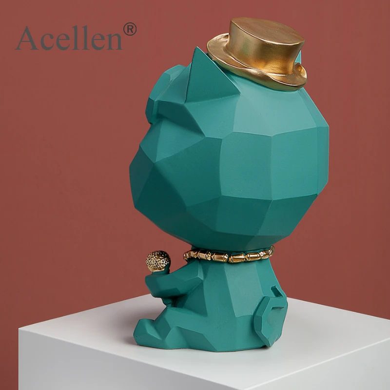 Статуэтка Lucky Cat домашний декор Современная Скандинавская коробка для хранения