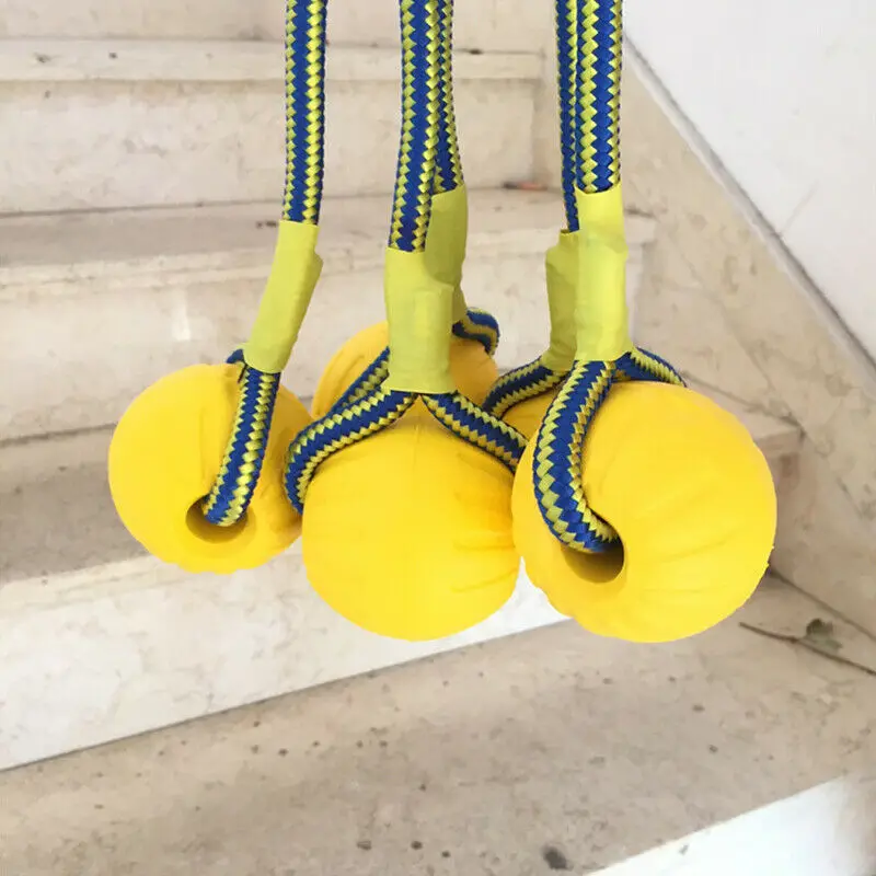 7/9 см зубы нерушимой укус резиновый Смешной щенок тренировочный мяч игрушки