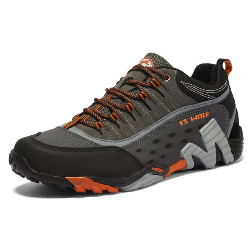 

Women Genuine Leather Hiking Shoes Waterproof Non-slip Ladies Camping Travel Sport Climbing Shoes Mountain Trekking Sneakers