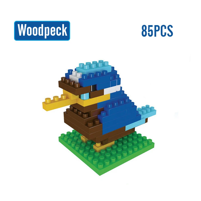 Конструктор в виде животных Мультяшные мелкие частицы совместимые с DIY