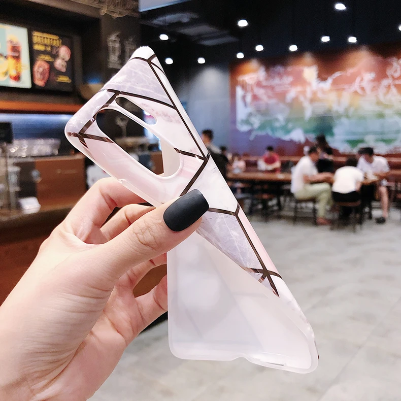 Мраморный сумка на ремешке-цепочке чехол из термопластичного полиуретана для