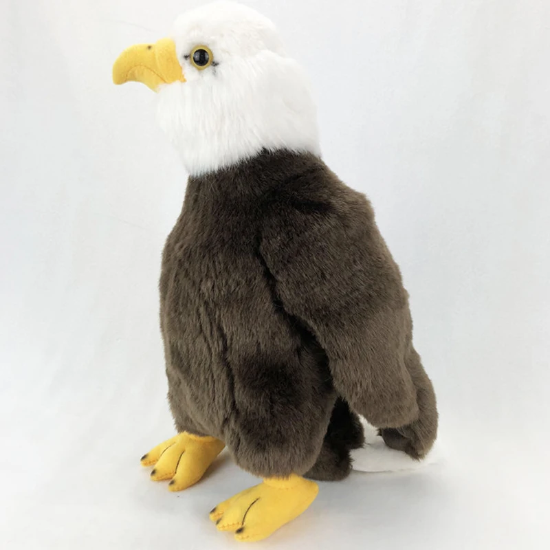 

Simulation animal bald eagle doll children plush toy baby kid Stuffed toy gift bald eagle bird