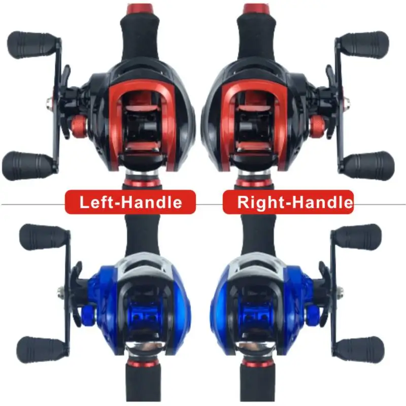 

Topline Baitcasting Reel 8.1:1 Gear Ratio Freshwater Reel Aluminum Spool 10 KG Max Drag 18+1BB Moulinet Casting Fishing Reel