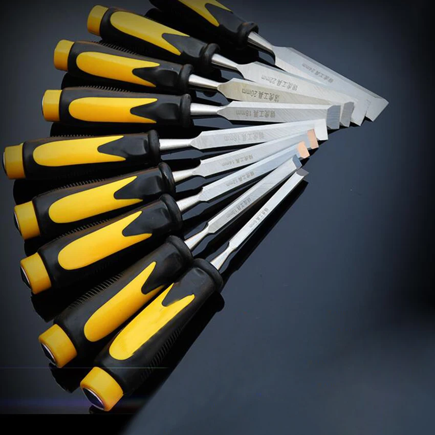 

8/10/12/14/16/18/20 мм/22 мм/24 мм ширина прочная резьба по дереву долотом Ножи для основ ксилографии рабочих инструментов "сделай сам" и детальная ручн...