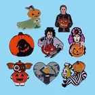 Эмалированная брошь в виде тыквы Эдварда из металлического сплава