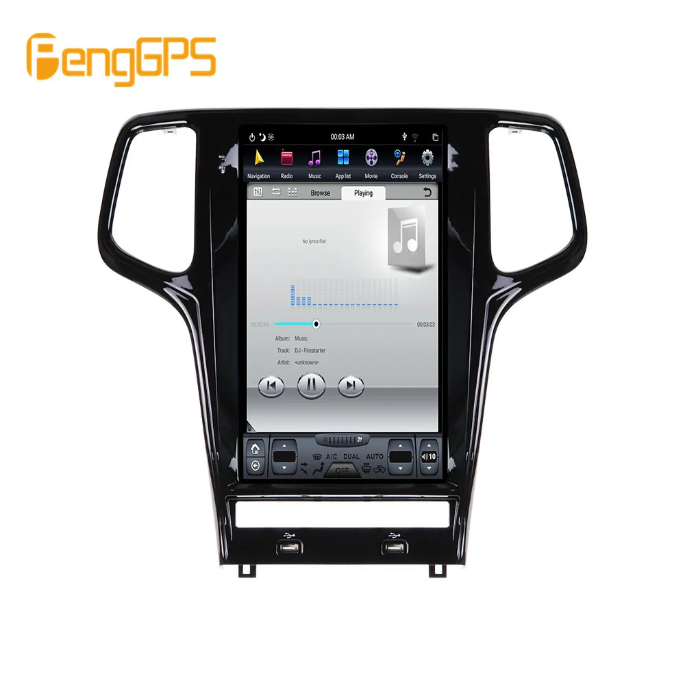 Автомобильная стереосистема 13 6 дюйма Android 9 0 для Jeep Grand cherokee 2010-2018 Автомобильный