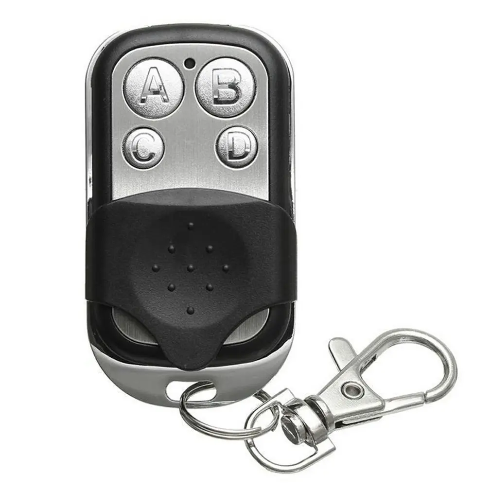 

New Remote Control Metal Four-button 433MHZ Wireless Copy Garage Door Roll Gate Copy Code Remote Control