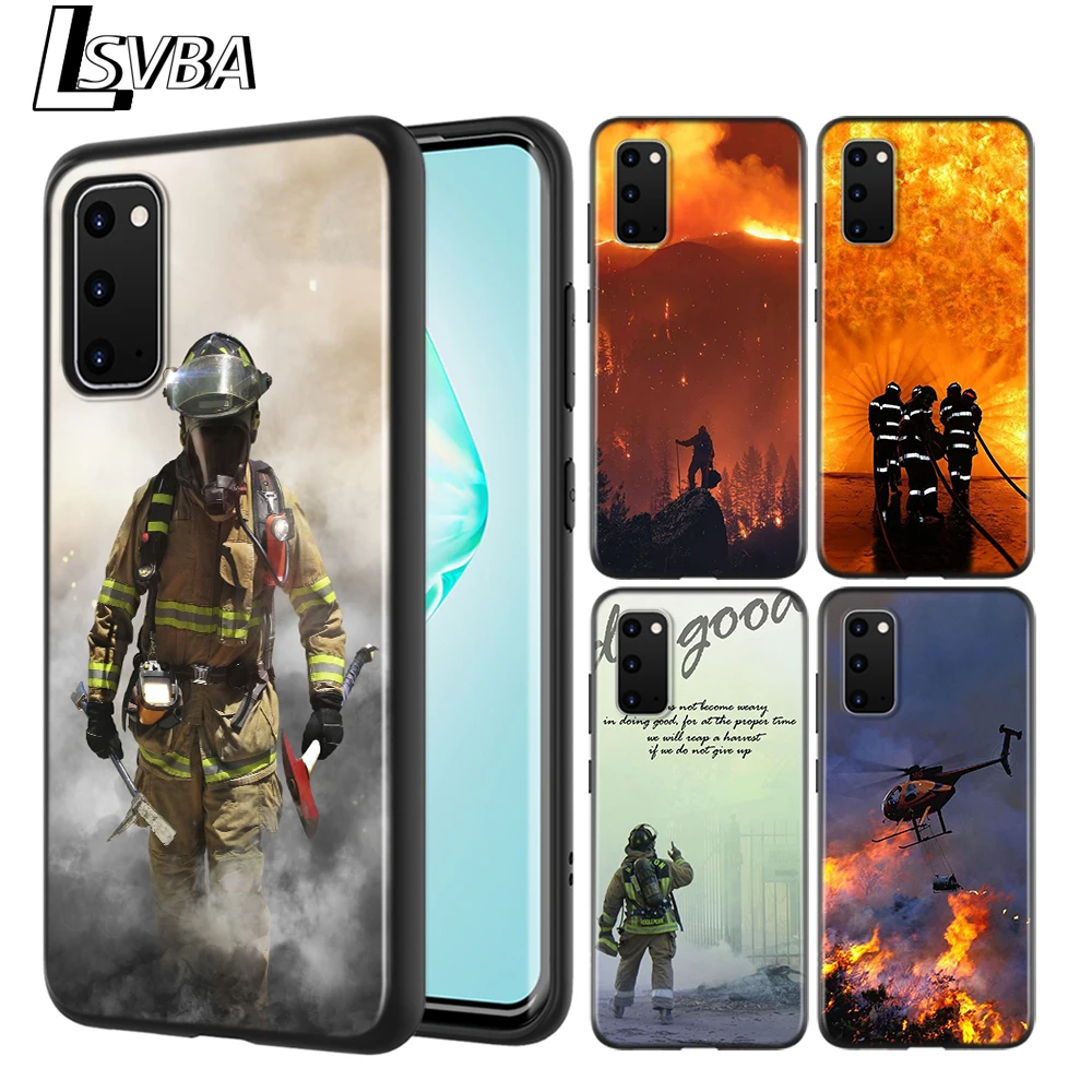 

Fire Fighting Hero For Samsung Galaxy A01 A11 A22 A12 A21 A21S A31 A41 A42 A51 A71 A32 A52 A72 A02S Soft Phone Case